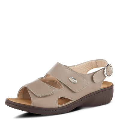 Flexus Women's Aksamala Slingback Sandal Dark Taupe EU 39 / US 8.5
