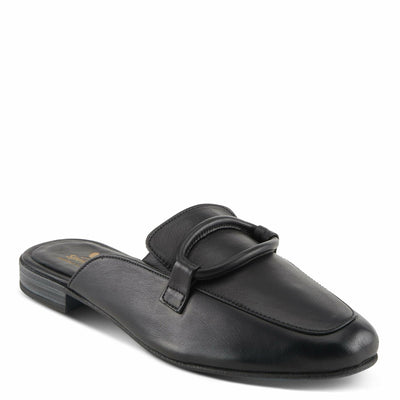 Spring Step Cavanagh Women's All-Leather Slip-On Mules with Tonal Rolled Leather Detail Light Yellow EU 36 / US 5.5-6