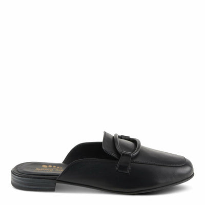 Spring Step Cavanagh Women's All-Leather Slip-On Mules with Tonal Rolled Leather Detail Light Yellow EU 36 / US 5.5-6