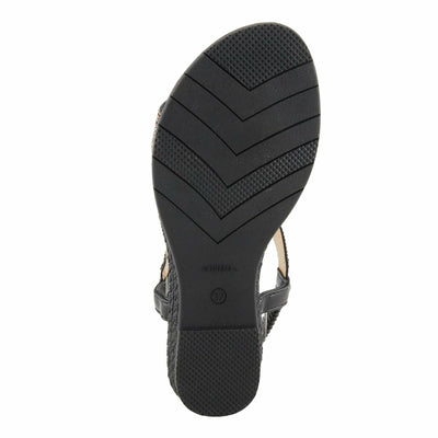 PATRIZIA Women's INVITE Flat Sandals Black EU 40 / US 9