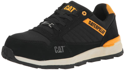 Cat Footwear Men's Venward Composite Toe Industrial Shoe, Black/CAT Yellow, 13