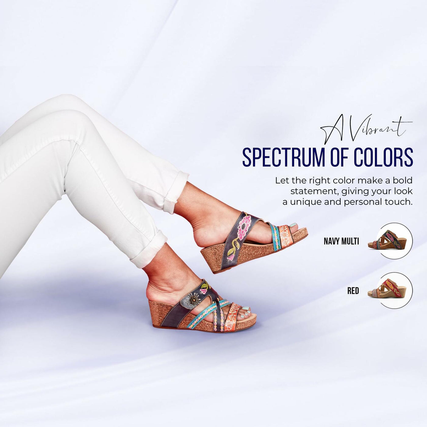 L'ARTISTE SWAN SANDALS