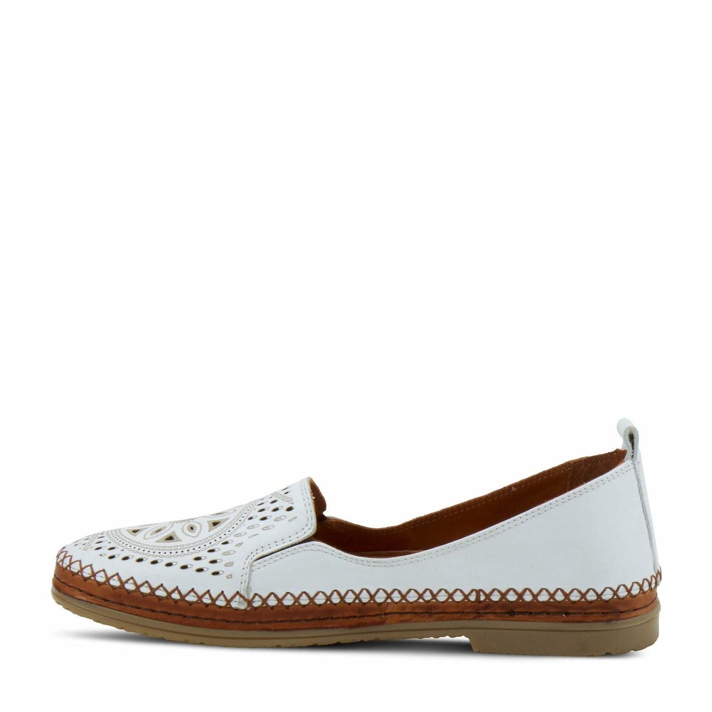 Spring Step Women's Ingrid Slip-On Shoe White EU 38 / US 7.5-8