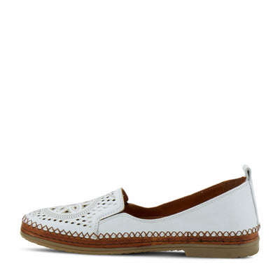 Spring Step Women's Ingrid Slip-On Shoe White EU 38 / US 7.5-8