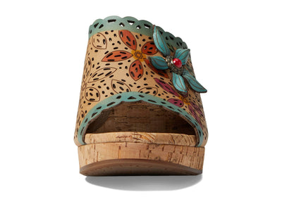 Spring Step L'Artiste Women's Annamaria Sandals Beige Multi EU 35 / US 5