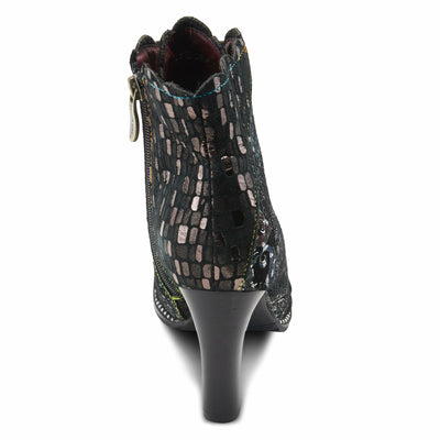 Spring Step L'Artiste Women's Glitterail Bootie Pewter Multi EU 40 / US 9