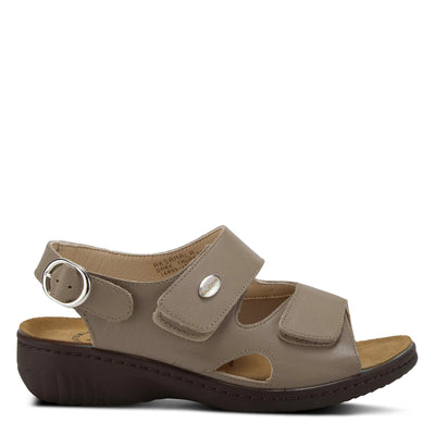 Flexus Women's Aksamala Slingback Sandal Dark Taupe EU 39 / US 8.5