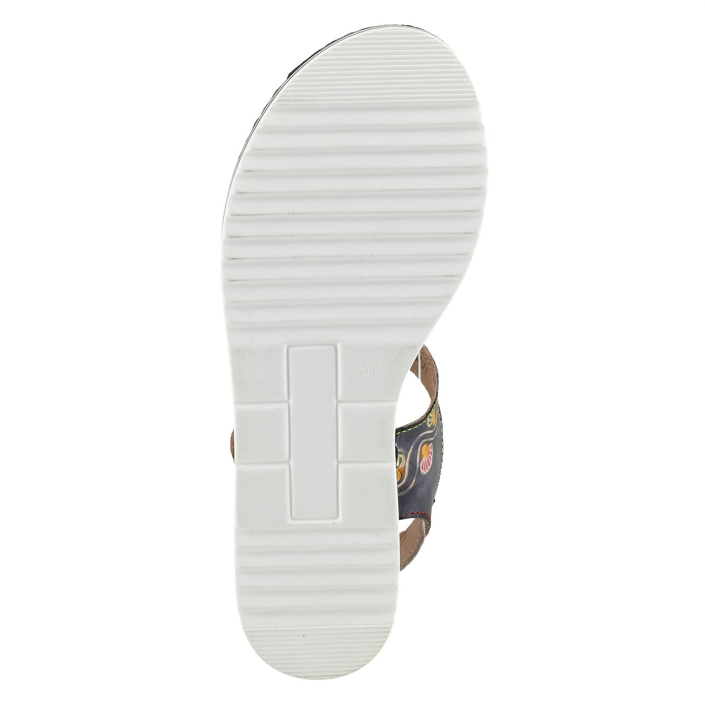 Spring Step L'Artiste Women's Laga Slide Sandal Navy Multi EU 37 / US 6.5-7