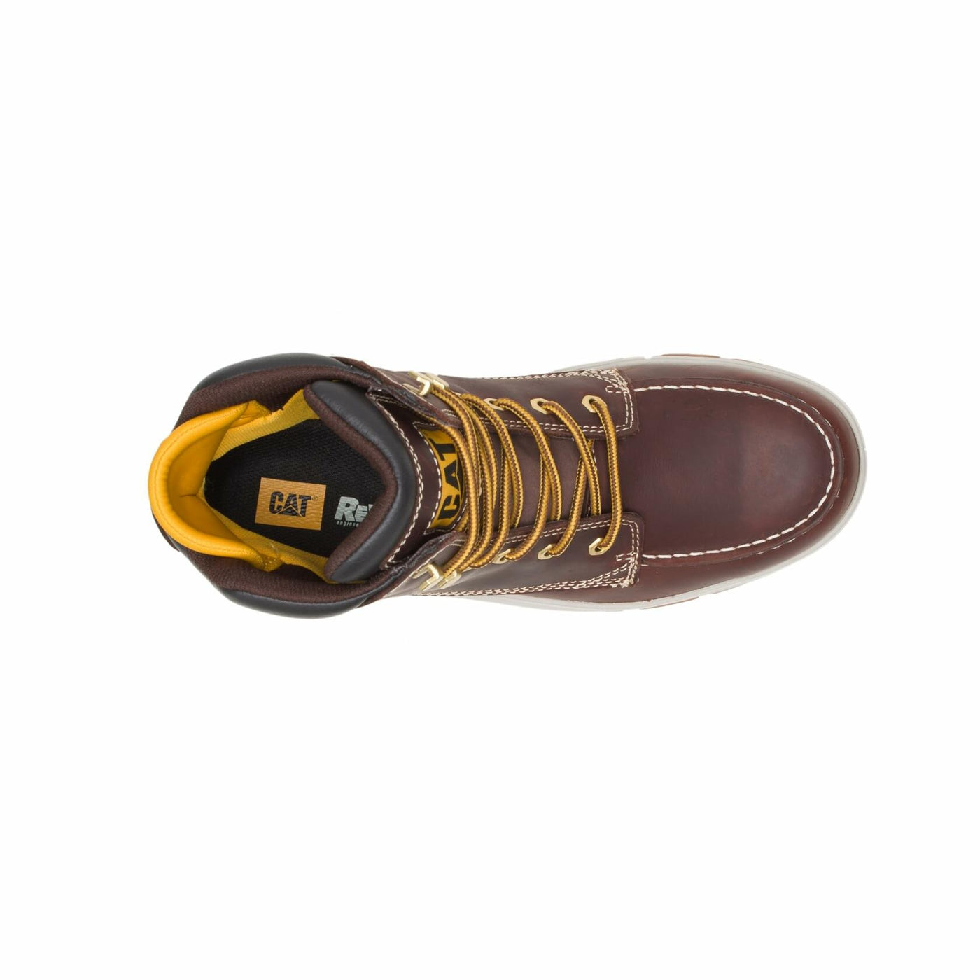 CAT Footwear Impact Waterproof Composite Toe Construction Boot, Mens Friar Brown, 11.5