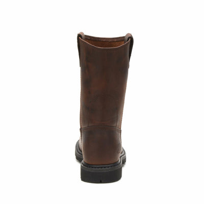 Cat Footwear Men's Revolver Pull-on Soft Toe Work Boot, Brown, 8