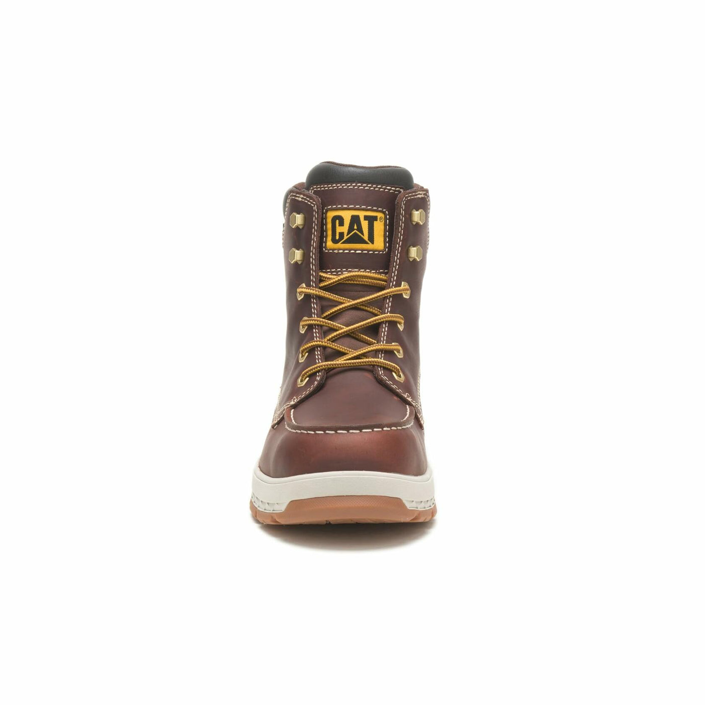 CAT Footwear Impact Waterproof Composite Toe Construction Boot, Mens Friar Brown, 11.5
