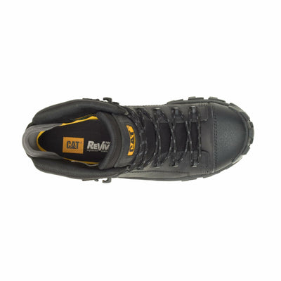 Caterpillar Invader Hiker Waterproof Composite Toe Work Boot Men Black