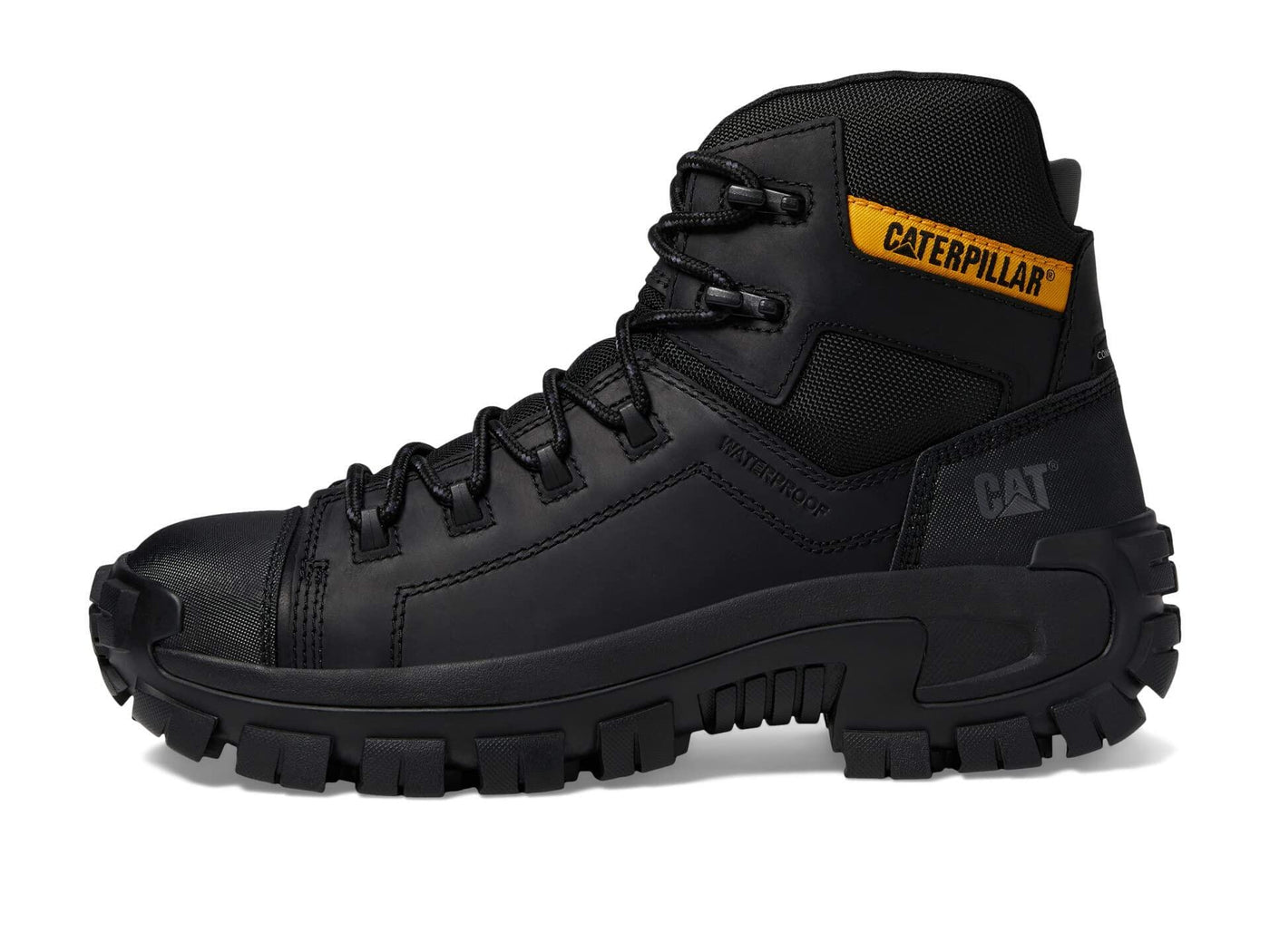 Caterpillar Invader Hiker Waterproof Composite Toe Work Boot Men Black