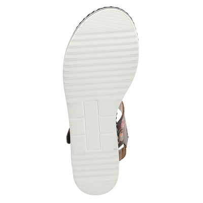 Spring Step L'Artiste Women's Laga Slide Sandal Plum Multi EU 40 / US 9