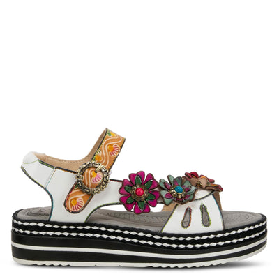Spring Step L'Artiste Women's Laga Slide Sandal White Multi EU 40 / US 9