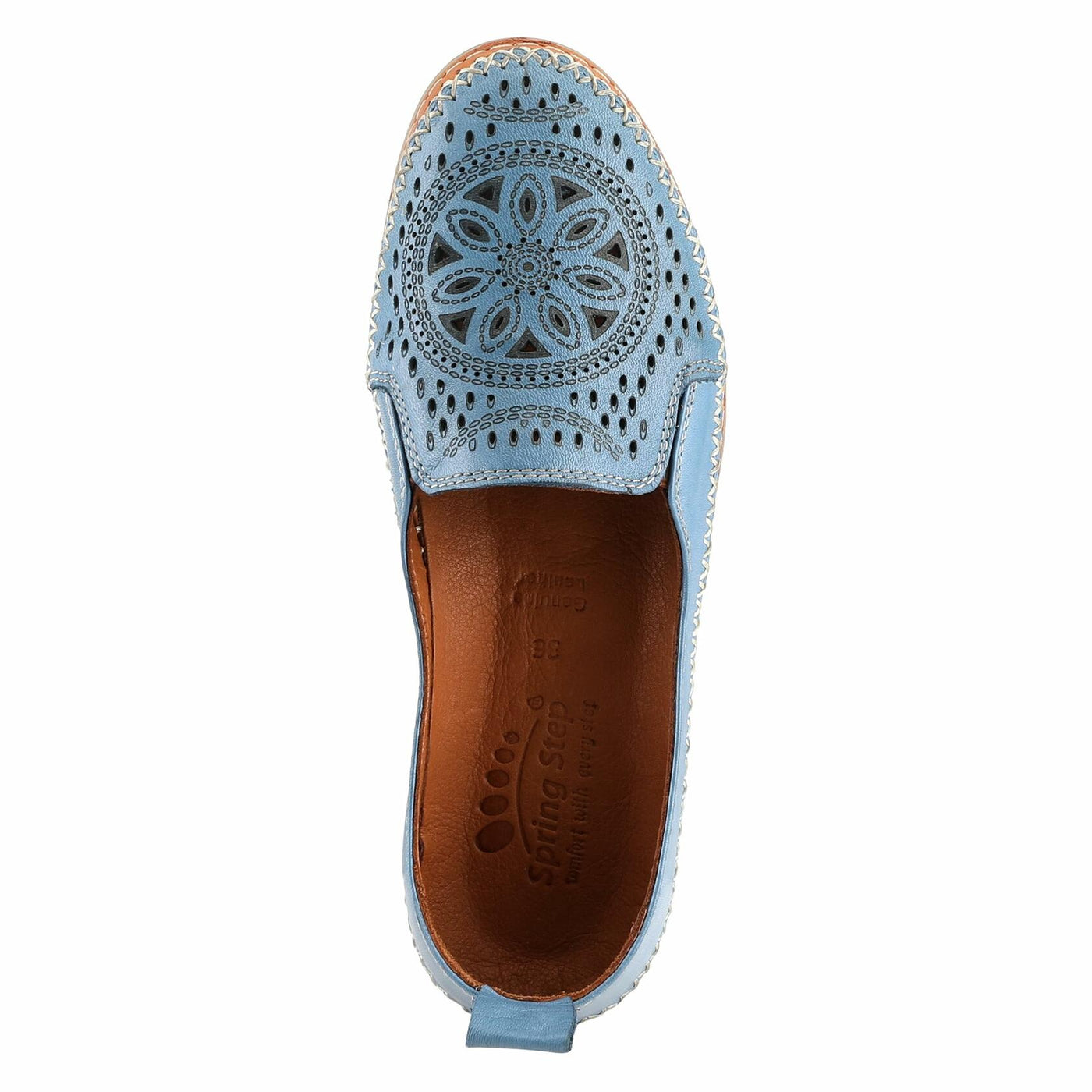 Spring Step Women's Ingrid Slip-On Loafer Sky Blue EU 42/10.5-11