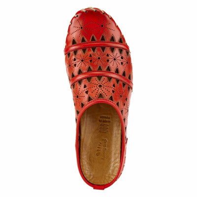 Spring Step Women's Ingrid Slip-On Loafer Red EU 39/8.5