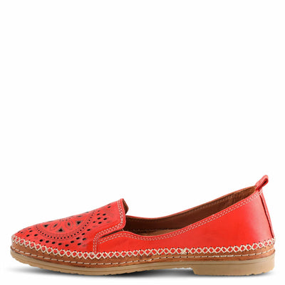 Spring Step Women's Ingrid Slip-On Loafer Red EU 40/9