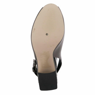 Azura Women's Dazzley Slip-On Backstrap Charcoal EU 37 / US 6.5-7