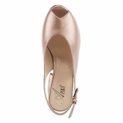 Azura Women's Dazzley Slip-On Backstrap Champagne EU 39 / US 8.5