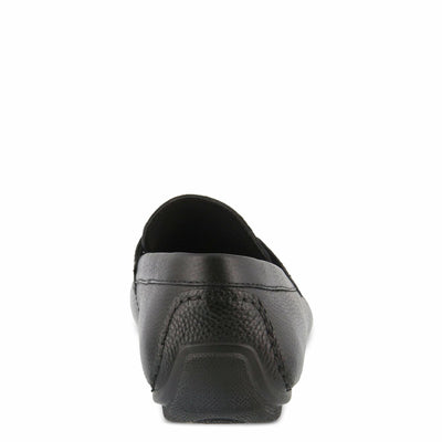 Spring Step Men Jarrett Loafer Flat, BLACK,10.5 M US