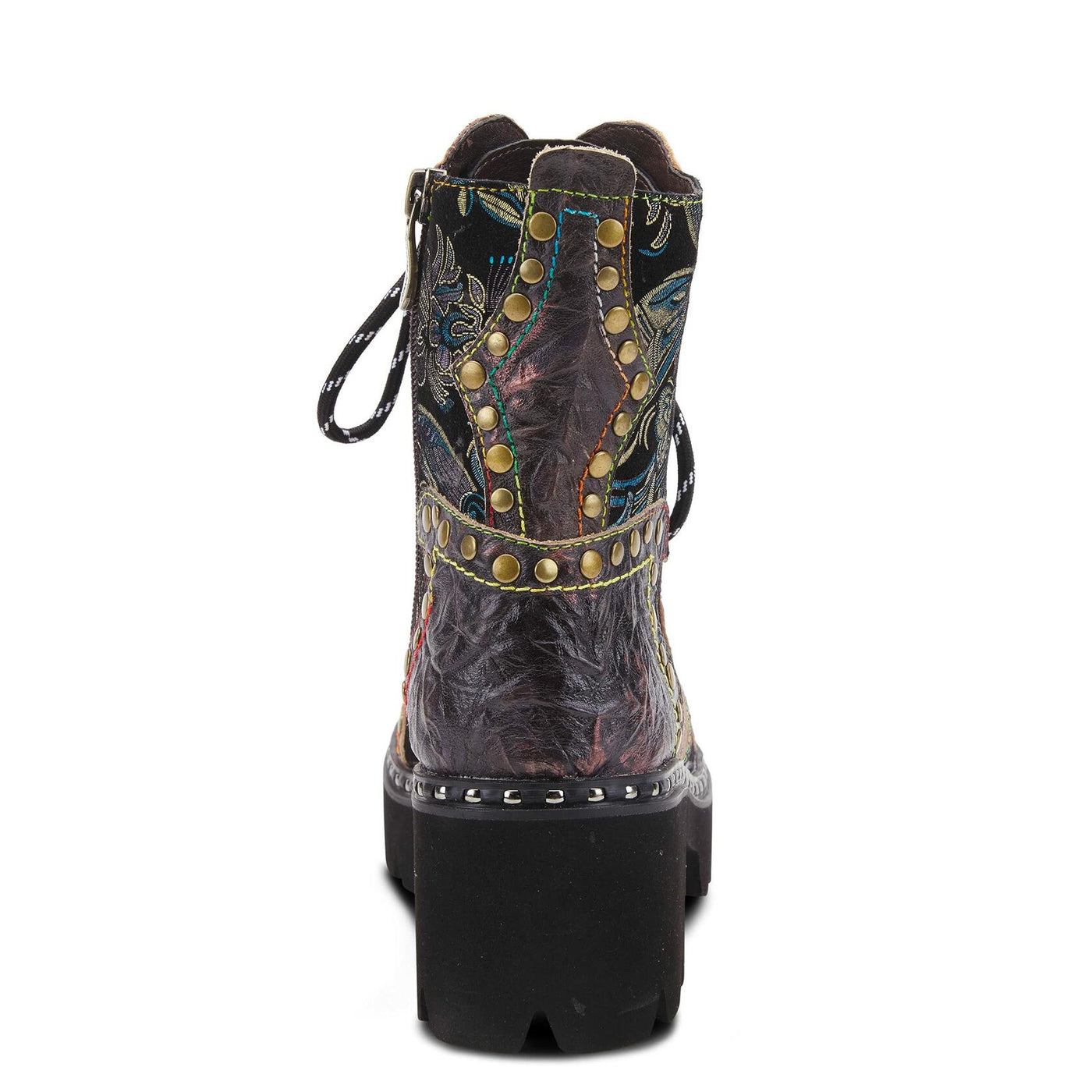Spring Step L'Artiste Women's Severe Bootie Charcoal Multi EU 42 / US 10.5-11