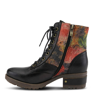 Spring Step Flexus Marty Boots for Women - Ladies Boots with Cozy Flannel Textile Lining - Women's Ankle Boots with Zipper Closure - BLACK Shoe US 10.5-11