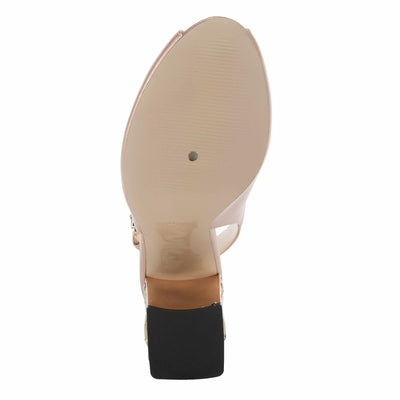 Azura Women's Dazzley Slip-On Backstrap Champagne EU 39 / US 8.5