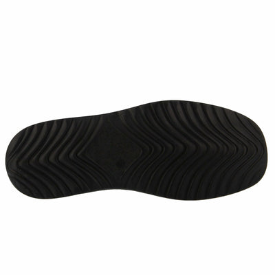 Spring Step mens Enzo Loafer Flat, Black, 8-8.5 US