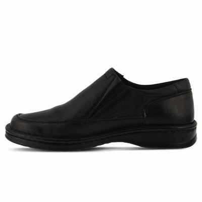 Spring Step mens Enzo Loafer Flat, Black, 11.5 US
