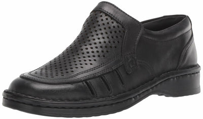 Spring Step Men's Apollo Loafer Flat, Black, 9.5-10