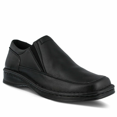 Spring Step mens Enzo Loafer Flat, Black, 13.5-14 US
