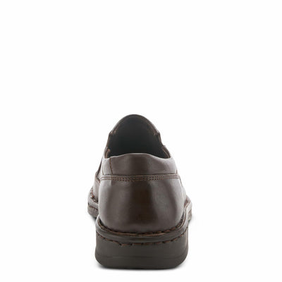 Spring Step mens Enzo Loafer Flat, Brown, 9 US