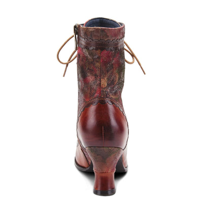 L’Artiste by Spring Step Women's Bewitch-Floral Ankle Boot, Black Multi, 10.5-11