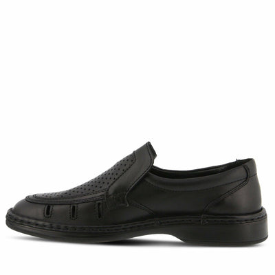 Spring Step Men's Apollo Loafer Flat, Black, 9.5-10