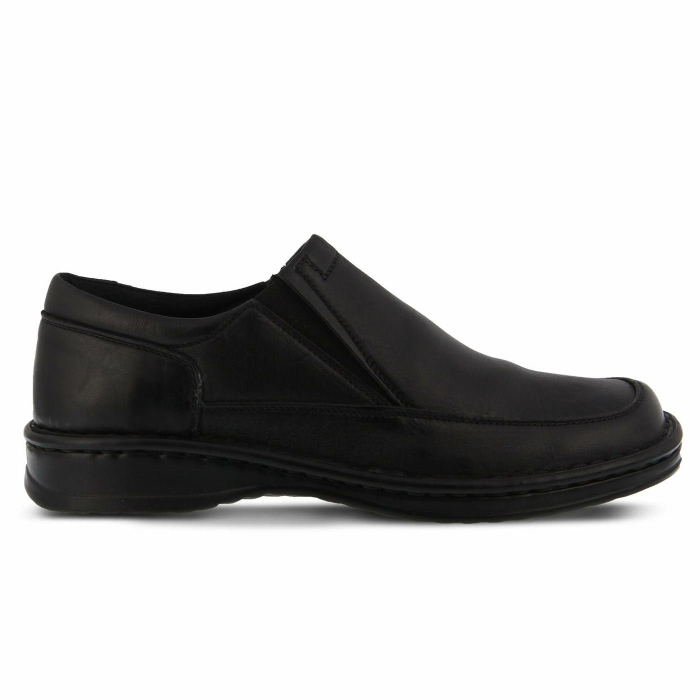 Spring Step mens Enzo Loafer Flat, Black, 12-12.5 US