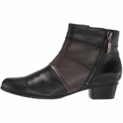 Spring Step Women's OPHELLA Ankle Boot, Black Multi, 7.5-8