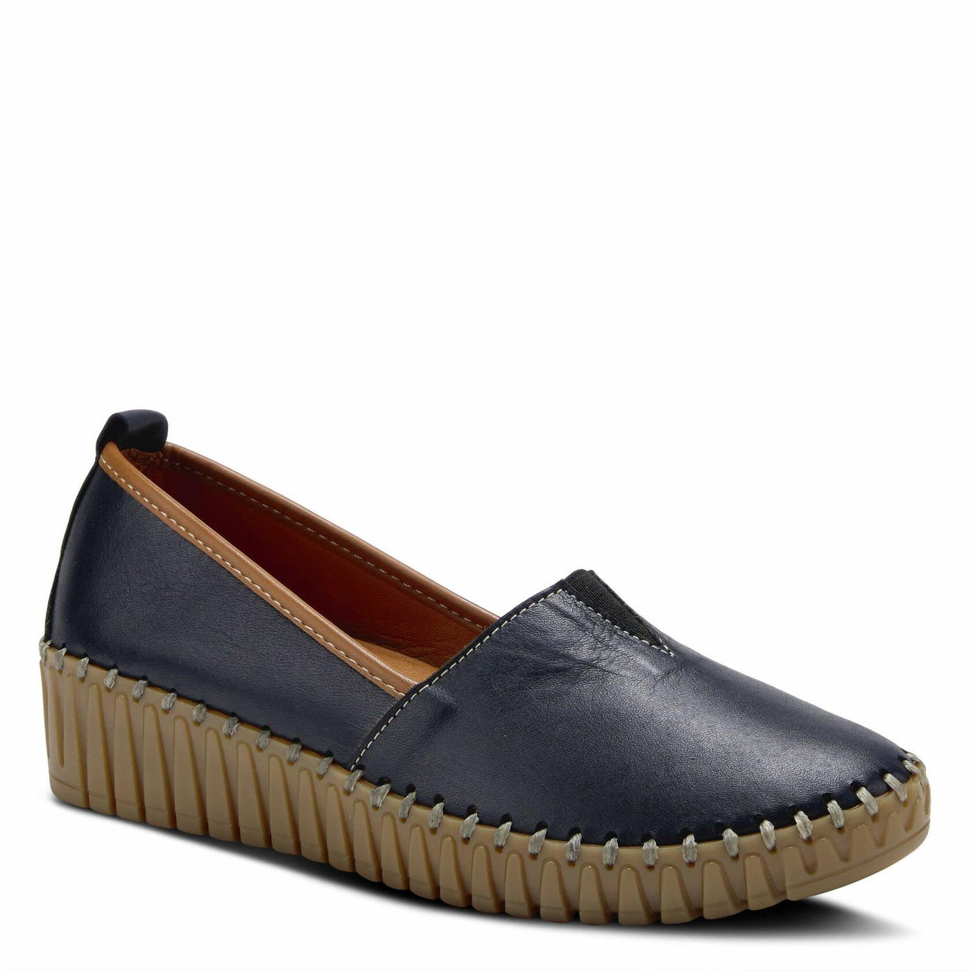 Spring Step Women's TISPEA Loafer Flat, Navy, 9.5-10