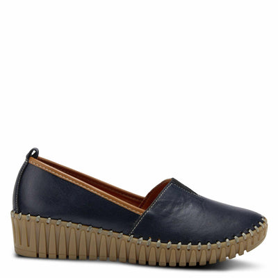 Spring Step Women's TISPEA Loafer Flat, Navy, 9.5-10