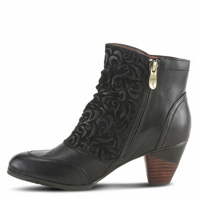 L’Artiste by Spring Step Women's Belgard Ankle Bootie, Black, 35 EU/5 M US