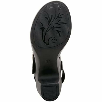 Patrizia Women's Emila Heeled Sandal, Black, 10.5-11
