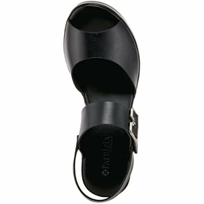 Patrizia Women's Emila Heeled Sandal, Black, 10.5-11