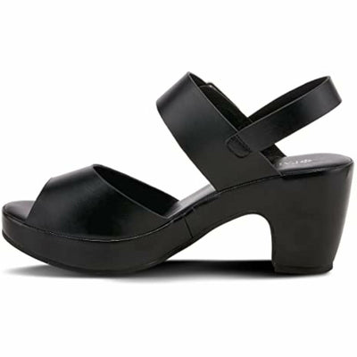 Patrizia Women's Emila Heeled Sandal, Black, 10.5-11