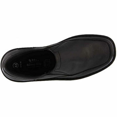 Spring Step mens Enzo Loafer Flat, Black, 13 US