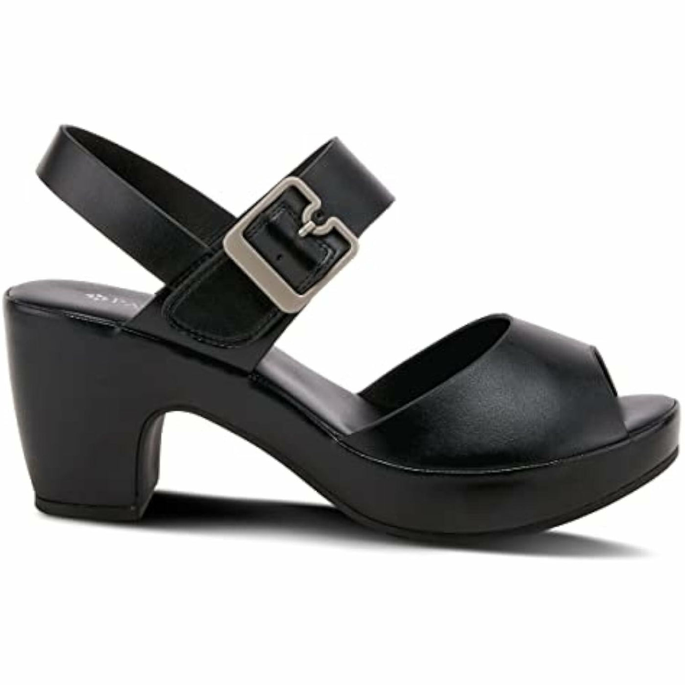Patrizia Women's Emila Heeled Sandal, Black, 10.5-11