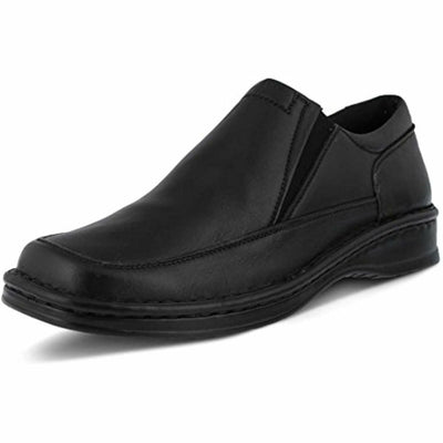 Spring Step mens Enzo Loafer Flat, Black, 13 US