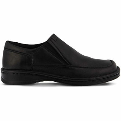 Spring Step mens Enzo Loafer Flat, Black, 13 US