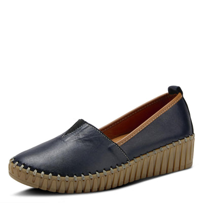 Spring Step Women's TISPEA Loafer Flat, Navy, 10.5-11