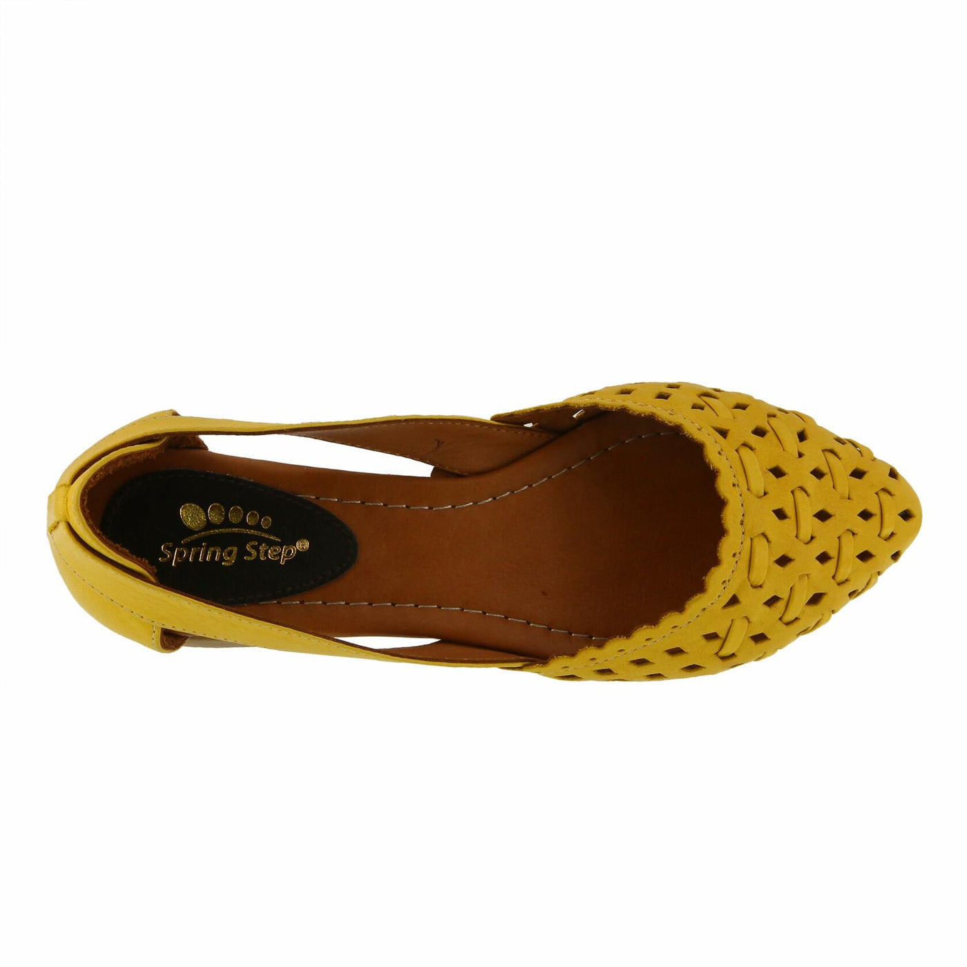 Spring Step Women's DELORSE Slip-On Shoes Yellow EU 39/8.5