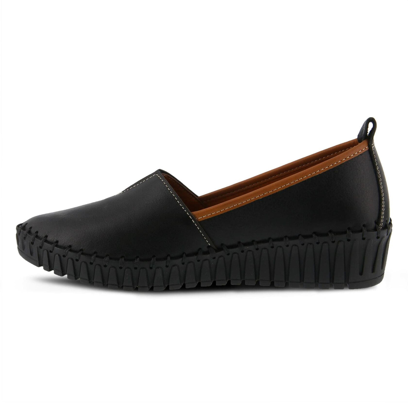 Spring Step Women's TISPEA Loafer Flat, Black, 10.5-11